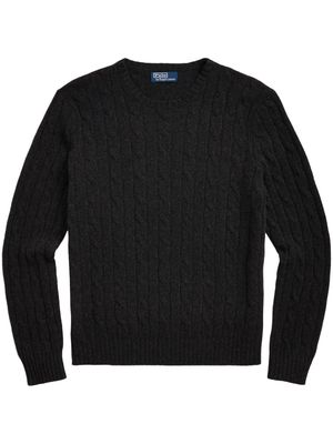 Polo Ralph Lauren cable-knit crew-neck pullover - Black