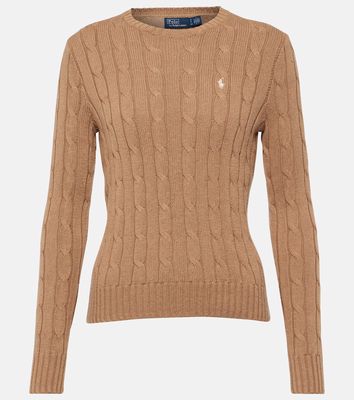 Polo Ralph Lauren Cable-knit crewneck cotton sweater