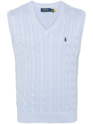 Polo Ralph Lauren cable-knit vest - Blue