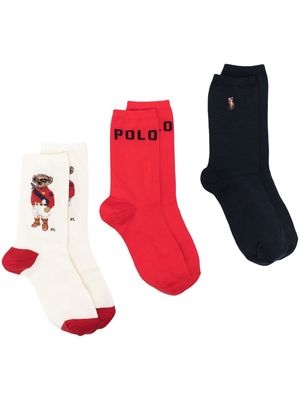 Polo Ralph Lauren Calzini fine-knit socks - Red
