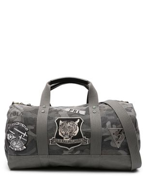 Polo Ralph Lauren camouflage-print logo-patch holdall - Neutrals