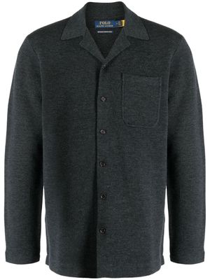 Polo Ralph Lauren camp-collar wool cardigan - Grey