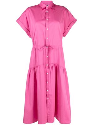 Polo Ralph Lauren Canna tiered cotton shirtdress - Pink