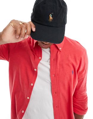 Polo Ralph Lauren cap with logo in black