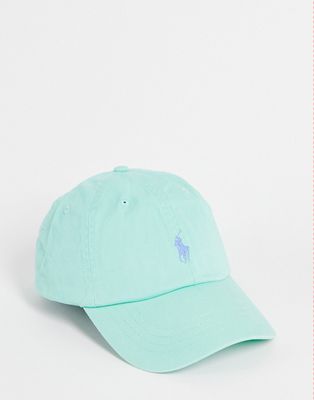 Polo Ralph Lauren cap with pony logo in green