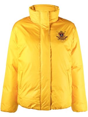Polo Ralph Lauren Carly logo print puffer jacket - Yellow