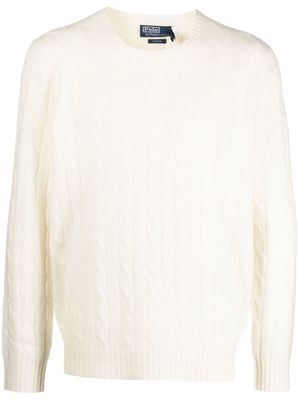 Polo Ralph Lauren cashmere cable-knit jumper - Neutrals