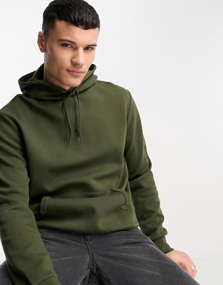 Polo Ralph Lauren central icon logo hoodie in olive green