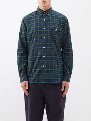 Polo Ralph Lauren - Checked Cotton Long-sleeve Shirt - Mens - Green Multi