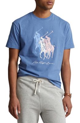 Polo Ralph Lauren Classic Fit Big Pony Graphic T-Shirt in Blue