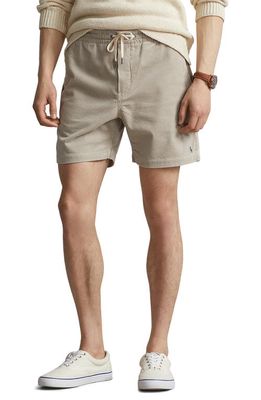 Polo Ralph Lauren Classic Fit Prepster Cotton Corduroy Shorts in Khaki