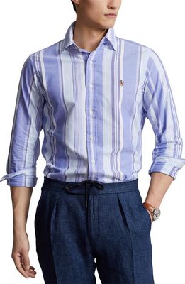 Polo Ralph Lauren Classic Fit Stripe Oxford Button-Down Shirt in Blue Multi