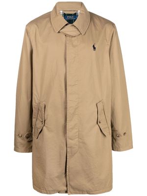 Polo Ralph Lauren collared windbreaker jacket - Brown
