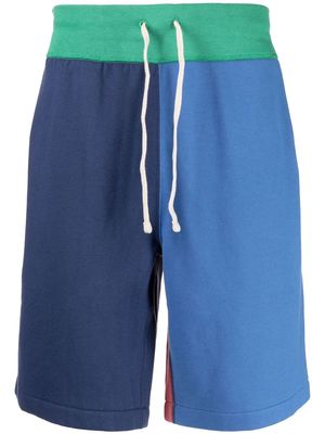 Polo Ralph Lauren colour-block drawstring shorts - Blue