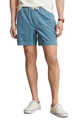 Polo Ralph Lauren Corduroy Drawstring Shorts in Blue