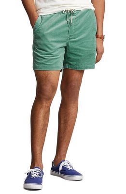 Polo Ralph Lauren Corduroy Drawstring Shorts in Seafoam Green