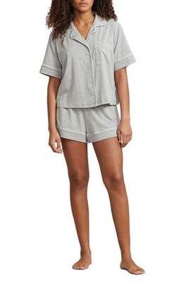 Polo Ralph Lauren Cotton Blend Short Pajamas in Heather Grey