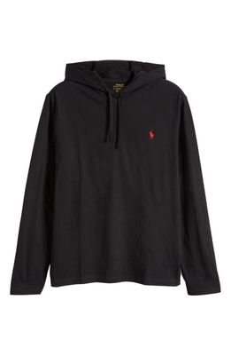 Polo Ralph Lauren Cotton Jersey Hoodie in Polo Black
