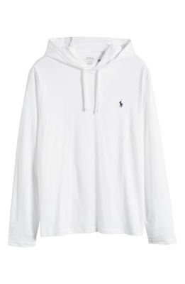 Polo Ralph Lauren Cotton Jersey Hoodie in White
