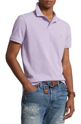 Polo Ralph Lauren Cotton Piqué Polo in Pastel Purple Heather