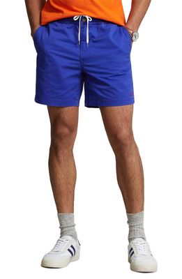 Polo Ralph Lauren Cotton Stretch Twill Flat Front Shorts in City Royal