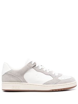Polo Ralph Lauren Court leather-suede sneakers - White
