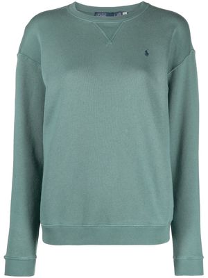 Polo Ralph Lauren crew-neck cotton-blend sweatshirt - Green