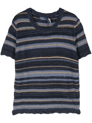Polo Ralph Lauren crochet-knit T-shirt - Blue