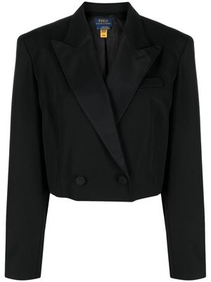 Polo Ralph Lauren cropped double-breasted blazer - Black