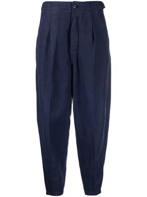 Polo Ralph Lauren cropped tapered-leg trousers - Blue