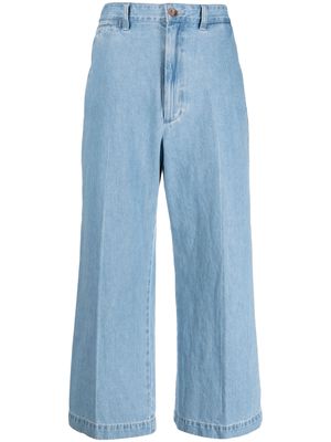 Polo Ralph Lauren cropped wide-leg jeans - Blue