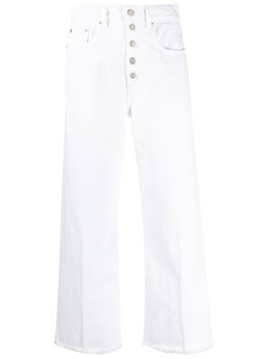 Polo Ralph Lauren cropped wide-leg jeans - White