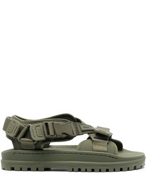 Polo Ralph Lauren crossover-strap flat sandals - Green