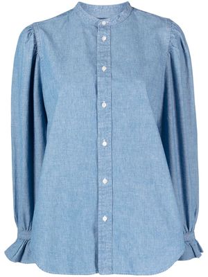 Polo Ralph Lauren denim puff-sleeve shirt - Blue