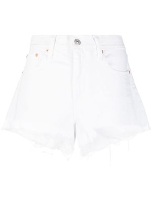 Polo Ralph Lauren distressed hem shorts - White