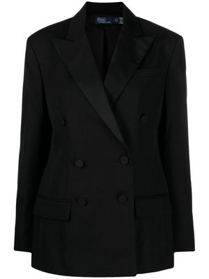 Polo Ralph Lauren double-breasted wool blazer - Black