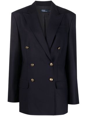 Polo Ralph Lauren double-breasted wool-blend blazer - Blue