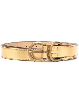 Polo Ralph Lauren double D-ring belt - Gold
