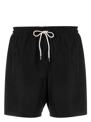 Polo Ralph Lauren drawstring waist logo-patch shorts - Black