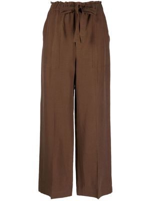 Polo Ralph Lauren drawstring wide-leg trousers - Brown