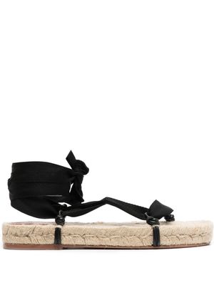 Polo Ralph Lauren Ema lace-up espadrilles - Black