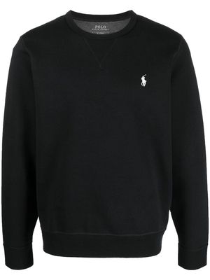 Polo Ralph Lauren embroidered-logo crew-neck jumper - Black