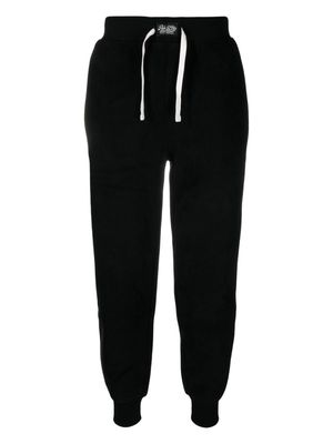 Polo Ralph Lauren embroidered-logo fleece trousers - Black