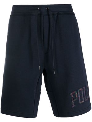 Polo Ralph Lauren embroidered-logo jersey shorts - Blue