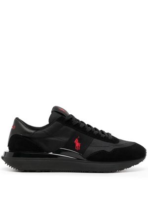 Polo Ralph Lauren embroidered-logo low-top sneakers - Black