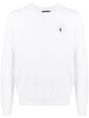 Polo Ralph Lauren embroidered-logo pullover - White
