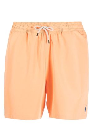 Polo Ralph Lauren embroidered-logo swim shorts - Orange