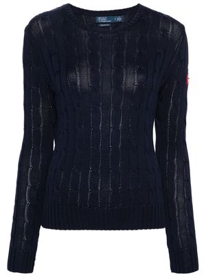 Polo Ralph Lauren embroidered-motif jumper - Blue