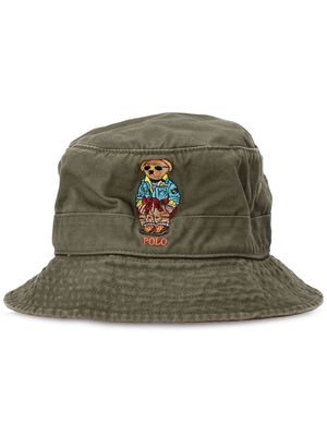 Polo Ralph Lauren embroidered Polo-Bear bucket hat - Green