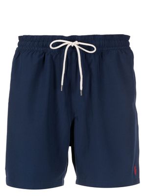 Polo Ralph Lauren embroidered Polo Pony swim shorts - Blue